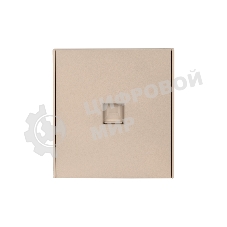 Розетка KRANZ STRONG компьютерная двойная RJ45+RJ45 кат6 с/у шелк