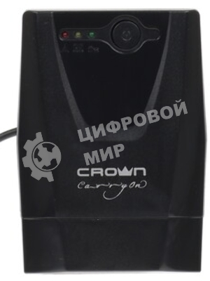 Источник бесперебойного питания Crown CMU-500X / 480 ВА / 240 Вт / Euro + IEC-320