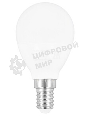 Лампа светодиодная Gauss Elementary 12Вт цок.: E14 шар 220B 3000K св. свеч. бел. теп. (упак.: 10 шт) (53112)