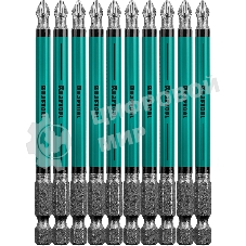 Биты профессиональные KRAFTOOL (PH2, 100 мм, 10 шт.)