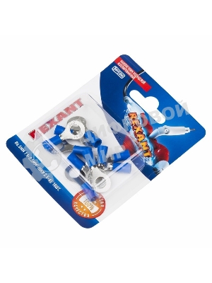 Наконечник кольцевой Rexant изолированный, ø6.5 мм, 1.5-2.5 мм², НКи 2.5-6/НКи2-6/RV2-6, синий, в упак. 10 шт.