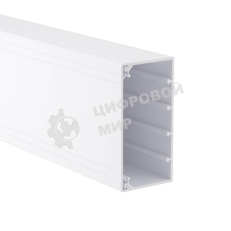 Короб с крышкой с направляющими для установки разделителей (2 метра) Dkc 01787 ТА-GN 120 x 60