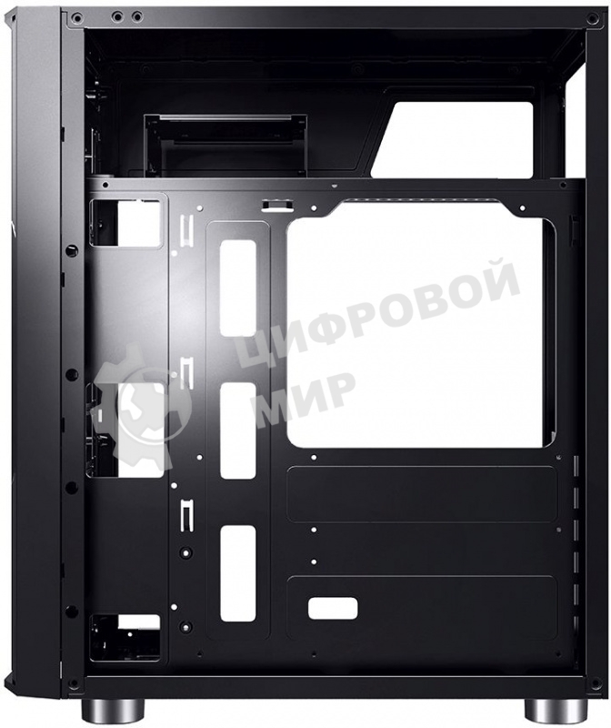Компьютерный корпус Aerocool/Formula F-3401 (V1) черный без БП ATX 3x120мм 2xUSB 2.0 1xUSB 3.0 audio bott PSU