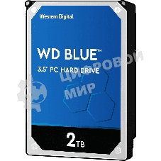 Жесткий диск Western Digital 2Tb 7200rpm WD20EZBX SATA-III Blue 256Mb 3.5
