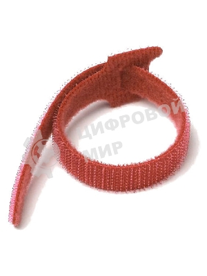 Хомут-липучка 210мм, 20 шт., красный