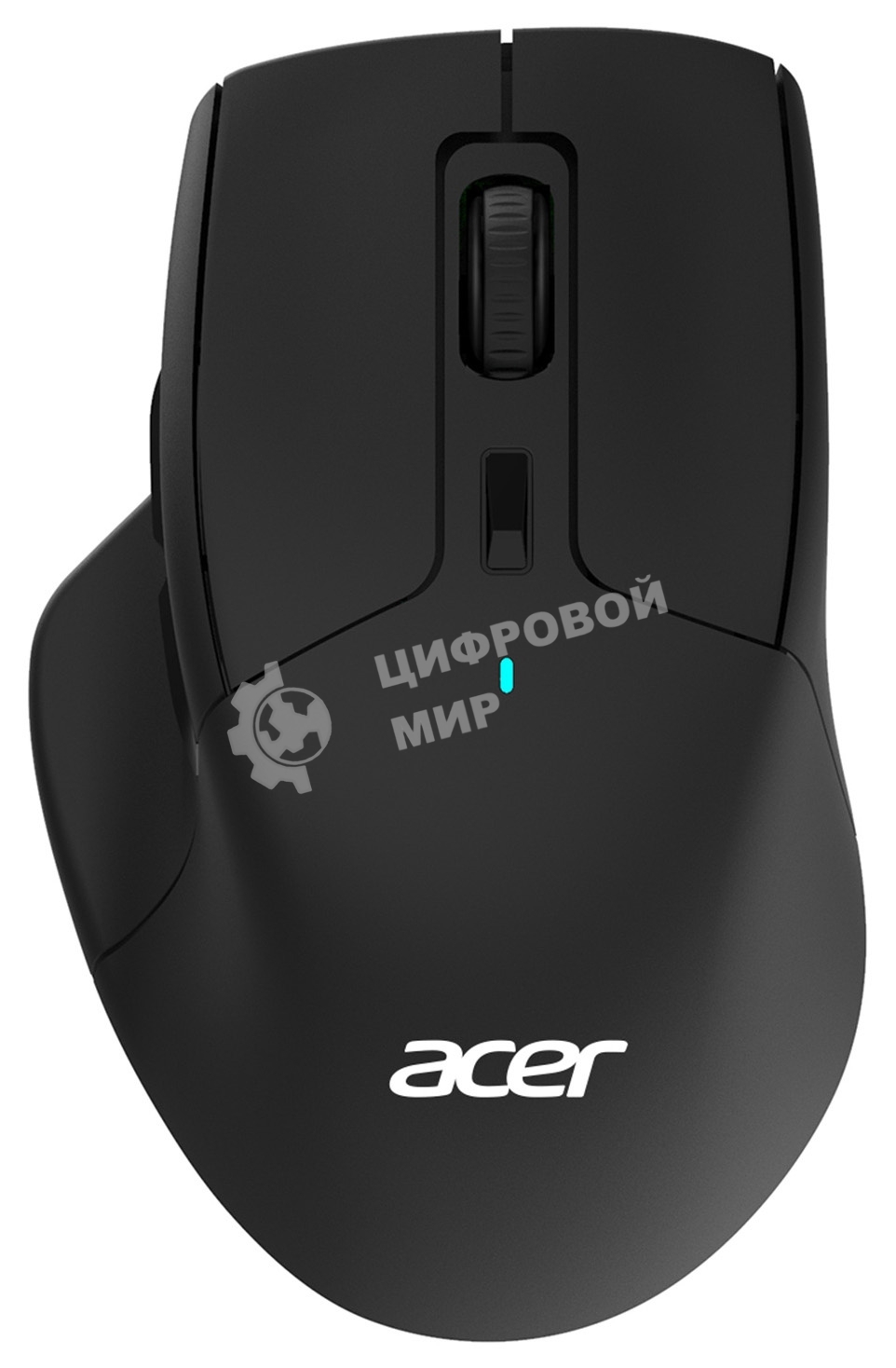 Мышь беспроводная Acer OMR170 черный, 1600 dpi, радиоканал, Bluetooth, USB, кнопки - 6