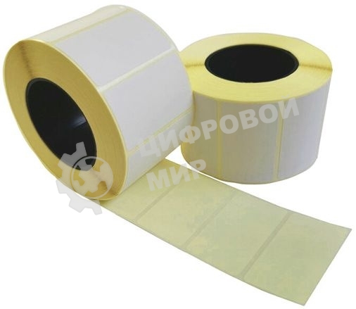 Термоэтикетки Cactus Top CS-TT43251000 сег.:43x25мм самоклей. д.вн.рул.80мм д.вт.40мм 1000шт/рул белый