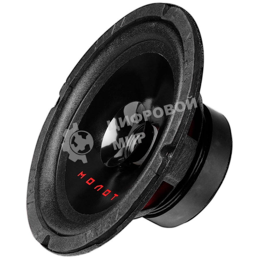 Колонки автомобильные Ural Молот АС-М165 (без решетки) 180Вт 94дБ 4Ом 16.5 см (6 1/2 дюйм) (ком.: 2 кол.) широкополосные однополосные