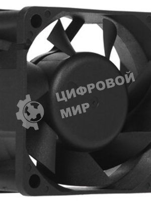Вентилятор для корпуса Gembird черный, 60 мм, 4000 об/мин, 25 дБ, 3 pin