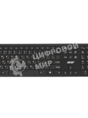 Клавиатура беспроводная Acer OKR020, USB, Радиоканал, черный
