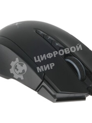 Мышь проводная A4Tech X89 черный, 2400 dpi, USB, кнопки - 8
