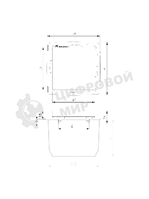Заглушка Werkel W1159208 (черный матовый)