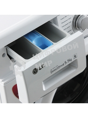 Стиральная машина LG F10B8MD белая, загрузка фронтальная 5.5кг, 1000 об/мин., класс: A