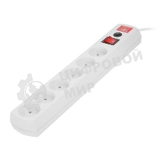 Сетевой фильтр Most LR 1.7м (6 розеток) белый (коробка)