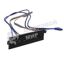 Планка USB на переднюю панель ExeGate U5H-614, 5.25