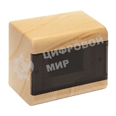 Щиток ОП Тусо 6мод. с прозрачной двер. 160х132х93мм IP40 сосна на светл. основе Рувинил 68026-27М