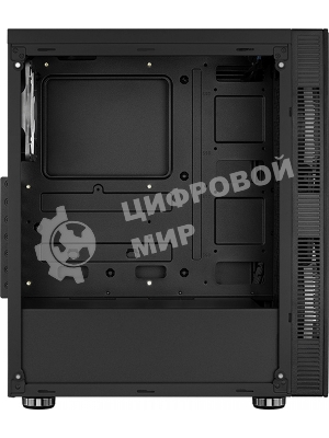 Компьютерный корпус Aerocool/Formula Python (3xUSB, 2xAudio, 0.5 мм,2x200 мм FAN, прозрачная стенка-закаленное стекло, ATX, без БП)