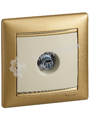 Розетка телевизионная Legrand 774329 TV Valena звезда 1,5Дб 2400МГц (слоновая кость)
