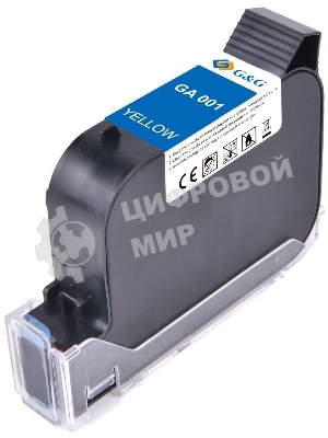 Картридж струйный G&G GA-001Y желтый (42мл) для G&G GG-HH1001