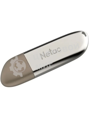 Флешка USB Netac U352 (NT03U352N-064G-20PN), 64Gb, USB 2.0, R/W 50/15, серебристый