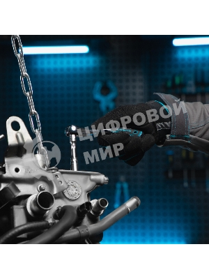 Набор инструментов Gross 76 предметов, 120 зубьев, CrV1/4, 1/2