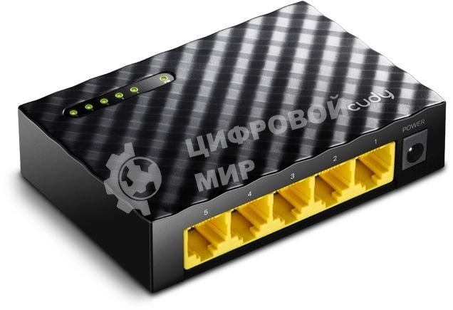 Коммутатор Cudy GS105D (L2) 5x1 Гбит/с неуправляемый