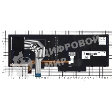 Клавиатура для ноутбука Lenovo ThinkPad T580 черная с подсветкой
