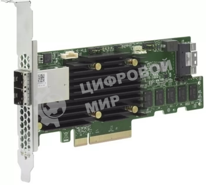 Контроллер MegaRAID 9580-8i8e, FH (attached), LP bracket