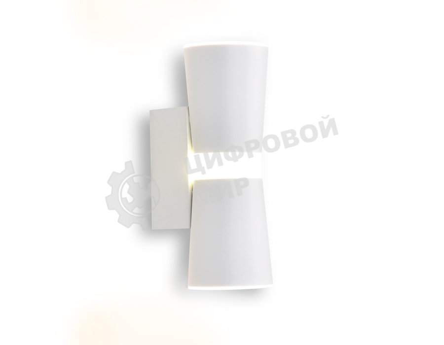Настенный светодиодный светильник с акрилом Ambrella light FW195 WH/S белый/песок LED 3000K 12W 70*200*100