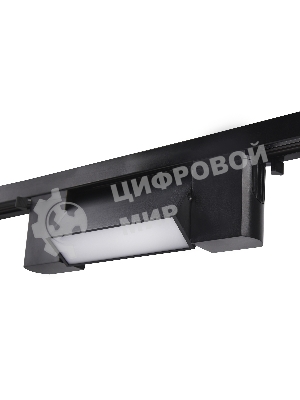 Трековый однофазный светодиодный светильник Ambrella light GL6660 BK черный LED 6W 4200K