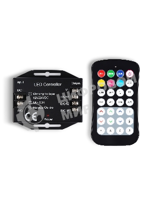Контроллер GS11351 RGB 24A 12V 288W/ 24V 576W (ПДУ Радио 2.4G CR2025)