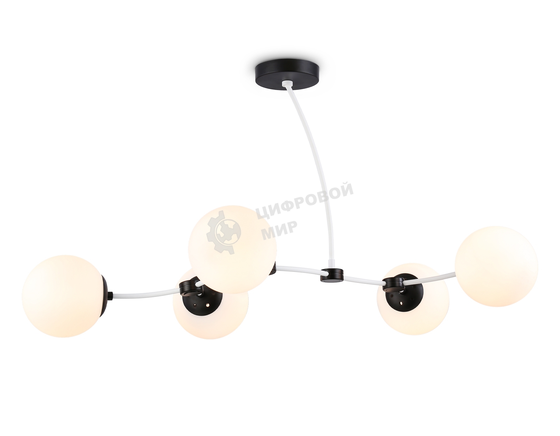 Светитльник Ambrella Light TR2546/5 WH/BK белый/черный E27/5 max 60W 950*600*450