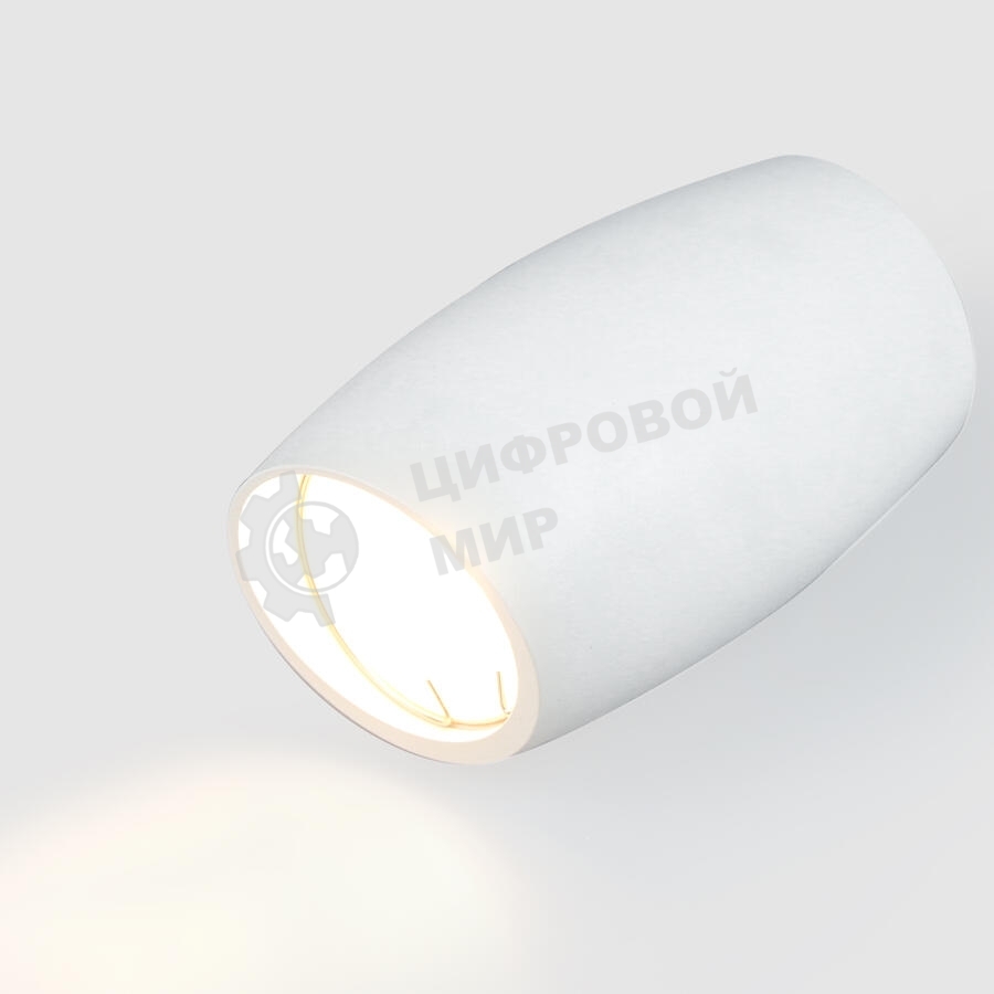 Спот GWL-GU10-M-IP20 Белый Скошеный верх Бочонок