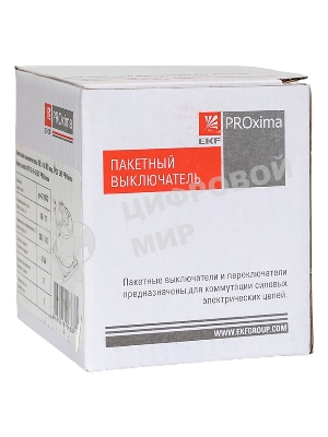 Выключатель пакетный ПВ 2-16 М3 кар. IP30 EKF pv-2-16-2