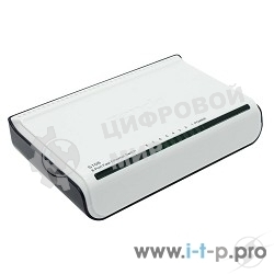 Коммутатор настольный неуправляемый Tenda S108 (mini), 8 портов Ethernet 10/100 Мбит/сек, пластиковый корпус