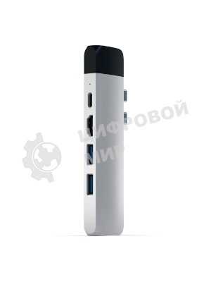 USB-концентратор Satechi ST-TCPHES, USB Type-C, USB 3.0/RJ-45/USB Type-C/HDMI/microSD, USB