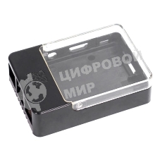 Корпус ACD черный Case w/Sense Hat hole for Raspberry Pi 3 B (CBPIHAT-BLK)