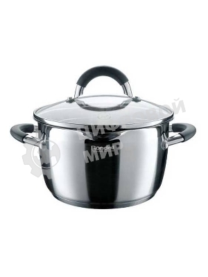 Кастрюля RONDELL RDS-025 Flaммe 5,7л RONDELL Кастрюля RDS-025 с/кр 24 см 5.7 л Flaммe. Диаметр 24см. Объем 5.7 л. Высококачественная пищевая сталь 18/10. Толщина стенок 0.6 мм. Тройное вштампованное, а затем вплавленное дно 5.0 мм. Комбинированная (зеркальная + матированная) обработка внешней поверхности. Отметки литража на внутренней поверхности посуды. Эргономичные крышка из термостойкого стекла со специальным ободком для удобного слива жидкости (2 диаметра отверстий). Ненагревающиеся ручки из нержавеющей стали с вставками из силикона. Надежное клепочное крепление. Плавный переход от дна к стенкам. Подарочная упаковка с ручкой. Буклет с рецептами. Подходит для всех видов плит и посудомоечной машины.