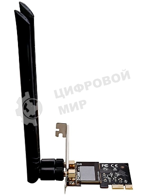 Сетевой адаптер WiFi D-Link DWA-582/RU/10/B1A DWA-582 PCI Express (ант.внеш.съем) 2ант.  (упаковка 10 шт)
