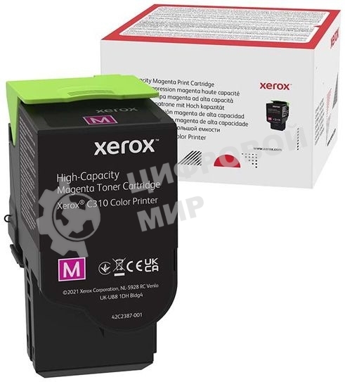 Картридж лазерный Xerox C310 пурпурный 5,5K (006R04370)