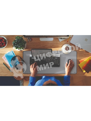 Коврик для мыши Logitech Desk Mat Studio Series DARKER ROSE