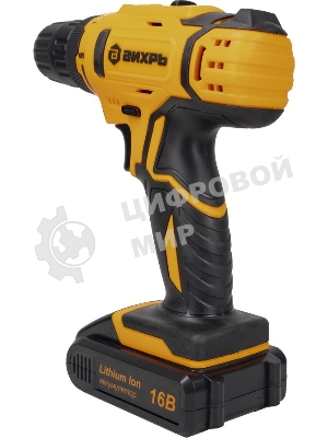 Дрель-шуруповерт Вихрь ДА-16Л-2К, 16 В, 2 Ач, 42Нм, щеточный