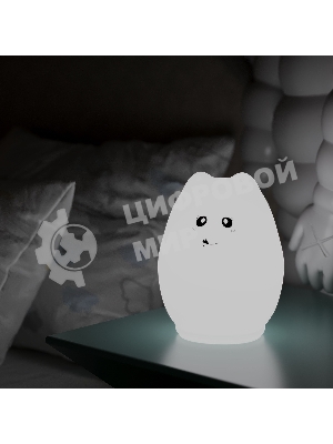 Ночник Gauss NN303 кошка белый