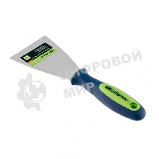 Шпательная лопатка из нержавеющей стали Сибртех, 80 мм, двухкомпонентная рукоятка