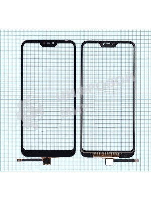 Сенсорное стекло (тачскрин) для Xiaomi Redmi 6 Pro/Mi A2 Lite, черное