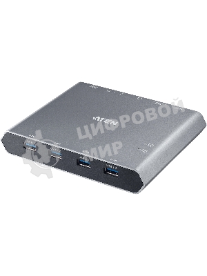 Переключатель ATEN 2-Port 4K DisplayPort USB-C KVM Dock Switch with Power Pass-through