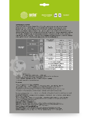 Фотобумага Cactus CS-GA4130100ED A4/130г/м2/100л./белый глянцевое для струйной печати