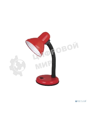 Светильник UF-301 С04 настол. 230В 60Вт красн. Ultraflash 12358