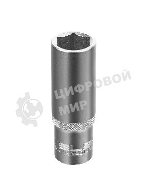 Головка торцевая удлиненная Stels 18 мм, 6-гранная, CrV, под квадрат 1/2