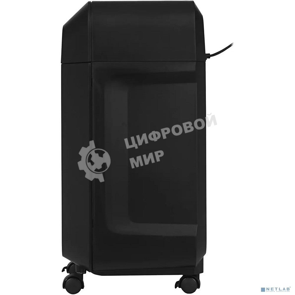 Шредер Fellowes AutoMax 80M FS-46215, минирезка, DIN P-4, 4х12 мм, автоподача 80 лст., 17 лтр., автореверс, уничт.: скобы, скрепки, пл. карты